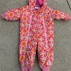 Hanna Andersson Floral Baby Snow Suit